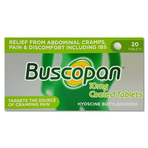 Buscopan 10Mg 20 Pack | Dowlings Pharmacy