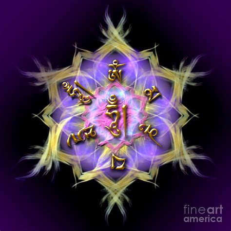 Om mani padme hum Digital Art by Alexa Szlavics - Fine Art America