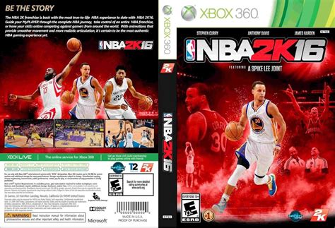 Viewing full size NBA 2K16 box cover