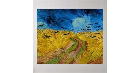 Wheatfield With Crows by Vincent van Gogh Poster | Zazzle