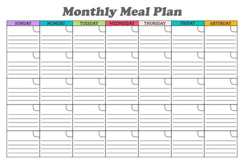 Diet Plans - 10 Free PDF Printables | Printablee