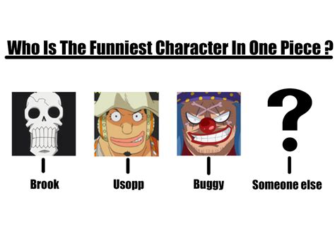 Who Is The Funniest Character In One Piece ? : r/OnePiece