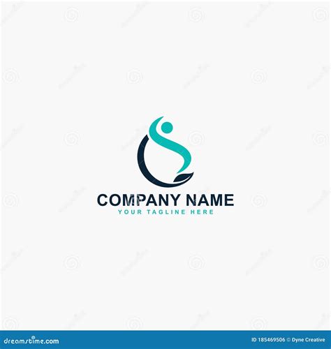 Pain Relief Logo Design Vector. Abstract Letter CS Illustration Symbol ...