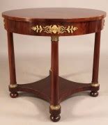 Lot 586: French Empire style center Table | Case Auctions