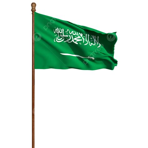 Saudi Arabia Flag Clipart Transparent Background, Saudi Arabian Flag ...