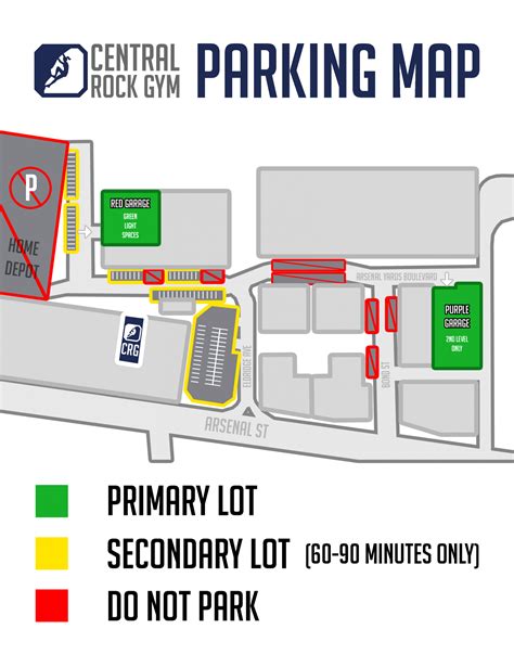 Where can I park? - Central Rock Gym - Arsenal Yards