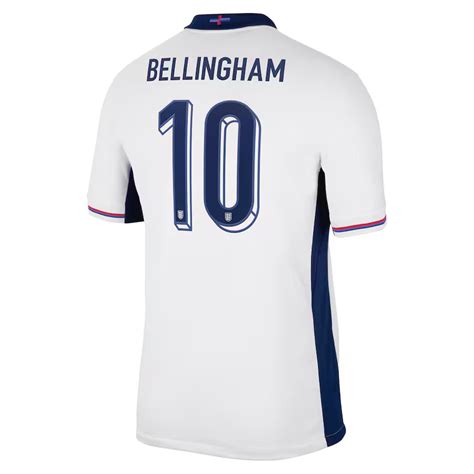 Men's Jude Bellingham England National Team Nike 2024 Home Replica ...