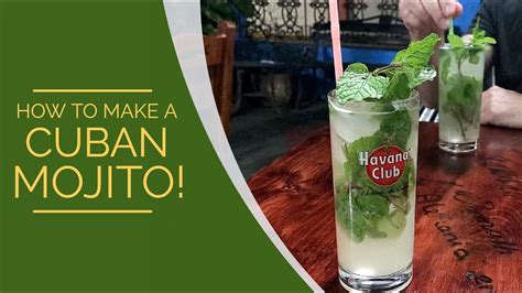 Cuban Mojito Recipe Havana | Dandk Organizer