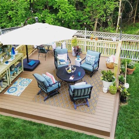 Outdoor Spaces | Decks backyard, Floating deck, Deck decorating