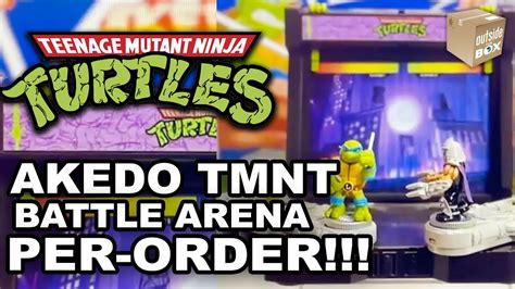 Akedo TMNT Battle Arena PRE-ORDER on Amazon! - YouTube