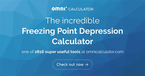 Freezing Point Depression Calculator