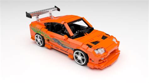 La Toyota Supra Mk4 orange de Fast and Furious existe en LEGO