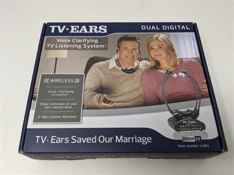 *FOR PARTS* TV Ears Dual Digital Wireless Headset System | eBay