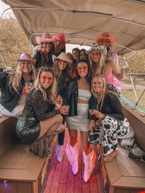 Cowgirl Bachelorette Party Outfits - Nashville Theme