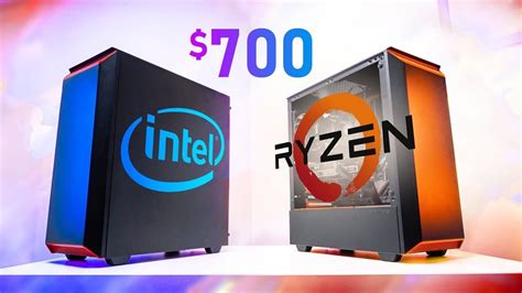 The $700 Gaming PC Battle - AMD vs Intel - Hardware Canucks