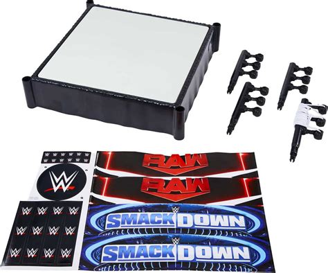 Buy WWE Superstar Ring, 14 Inches with Spring-Loaded Mat, 4 Event Apron ...