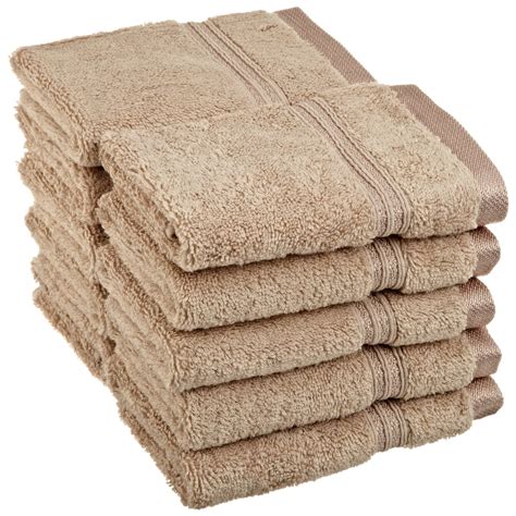 Egyptian Cotton 600 GSM, 10-Piece Face Towel Set Taupe - Walmart.com