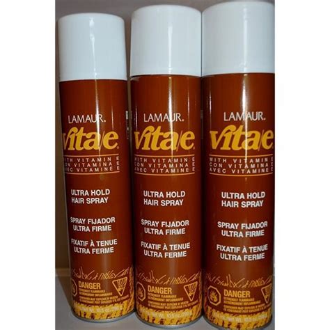 Zotos Lamaur Vita-e Ultra Hold Professional Hairspray 3 pack