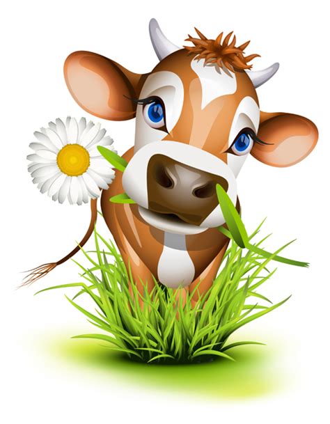 Different Dairy cow design vector graphics 02 free download