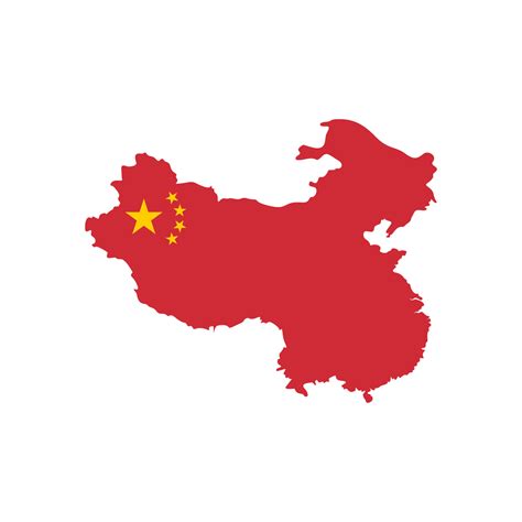 china country flag and map vector. 17763318 Vector Art at Vecteezy