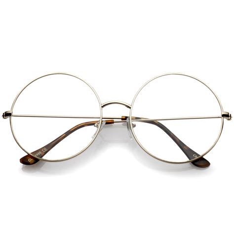 Modern Slim Round Clear Lens Dapper Glasses - zeroUV