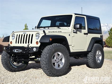 All White 2 Door Jeep Wrangler