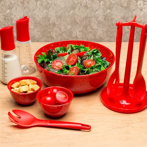 Red 1278-P670 Zak Designs Kitchen to Table Salad Dressing Container ...