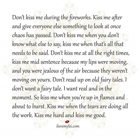 When You Kiss Me Quotes. QuotesGram