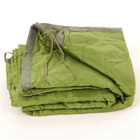 Genuine US Army Poncho Liner Blanket Quilted GI Travel Sleeping Warm ...