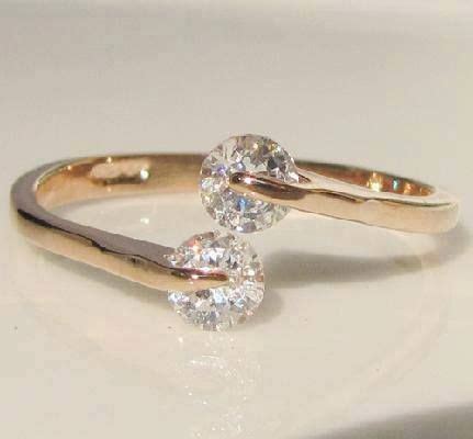 Swarovski Crystal Wedding Rings - jenniemarieweddings