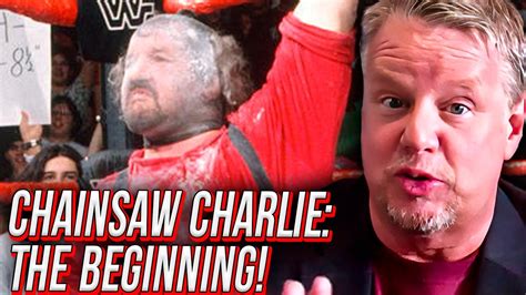 BRUCE PRICHARD: The origin of Terry Funk as Chainsaw Charlie - YouTube