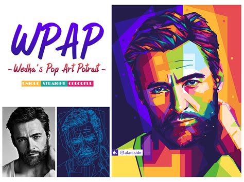 WPAP ( Wedha's Pop Art Potrait) by alanside on Dribbble