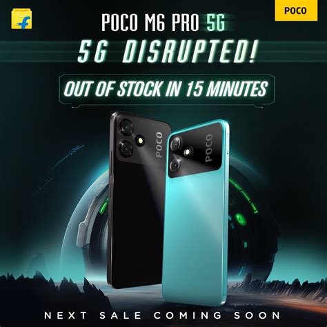 Poco M6 Pro 5G Sells Out Within 15 Minutes in Live Sale in India ...