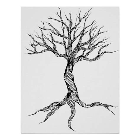 twisted tree illustration - Google Search | Roots drawing, Tree drawing ...