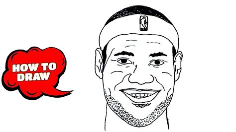 How To Draw Lebron James Step By Step