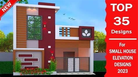 35 Single Floor House Front Elevation Design For Small Houses | Village House Eleva… | Small ...