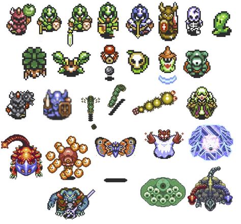 A Link to the Past Enemy & Boss Sprites