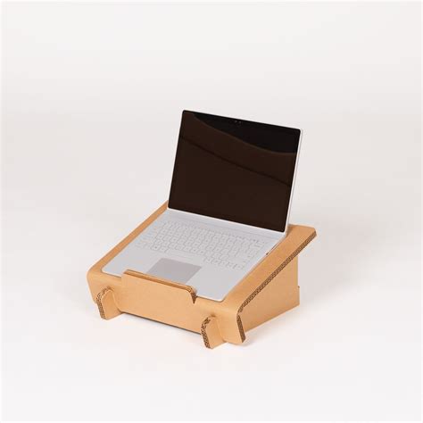 Cardboard Laptop Stand | Cardboard furniture, Laptop stand, Cardboard