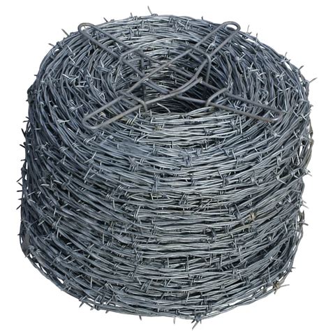 1320-ft x 0.25-ft Galvanized Steel Welded Wire Security Barbed Wire Rolled Fencing in the Rolled ...