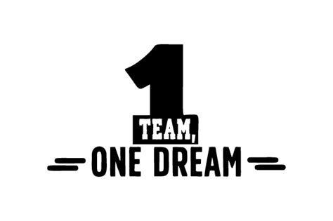One Team, One Dream SVG Cut file by Creative Fabrica Crafts · Creative ...