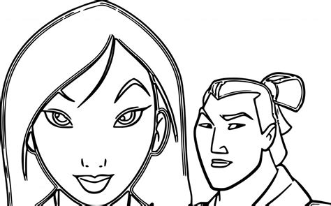 Mulan Coloring Pages - Wecoloringpage.com