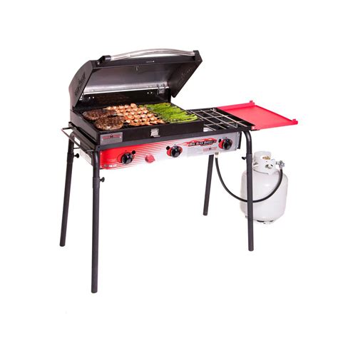 Camp Chef Big Gas 3-Burner Propane Gas Grill in Red-SPG90B - The Home Depot