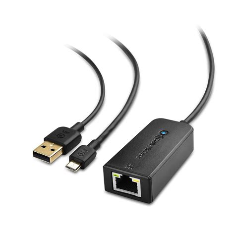 Cable Matters Fire Stick Ethernet Adapter, Micro USB to Ethernet ...