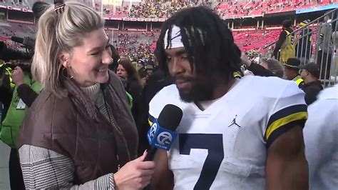 Donovan Edwards speaks after 200+ yard game in win over Ohio State