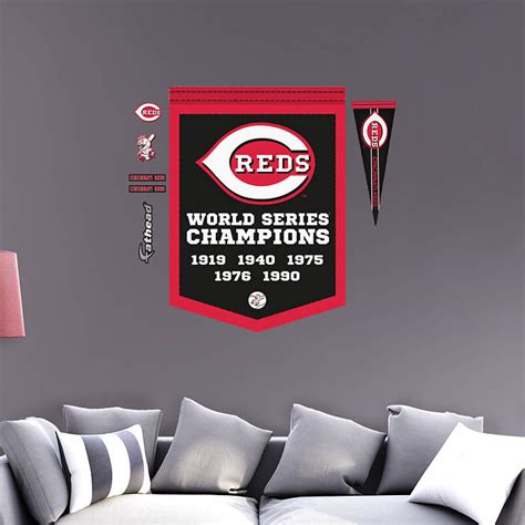 Cincinnati Reds World Series Champions Banner