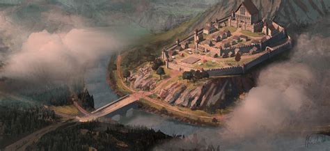 ArtStation - Medieval village