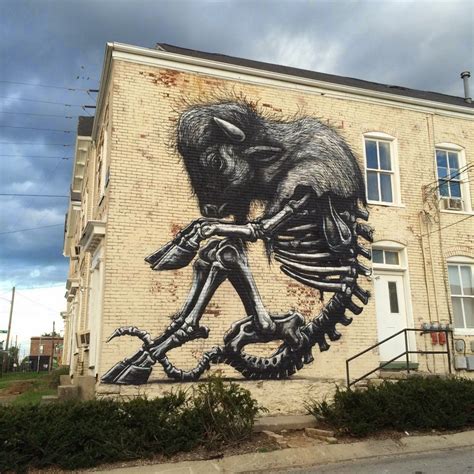 ROA creates a new mural for PRHBTN in Lexington, Kentucky – StreetArtNews