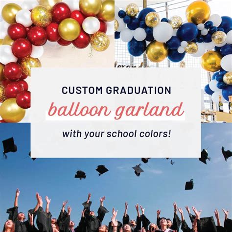 Custom Graduation Balloon Garland Kit Graduation Decorations - Etsy