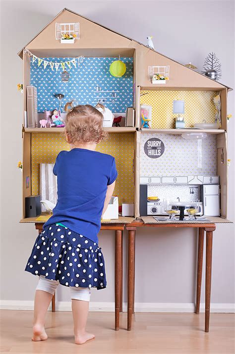 6 Ways To Make A Cardboard Dollhouse | Handmade Charlotte