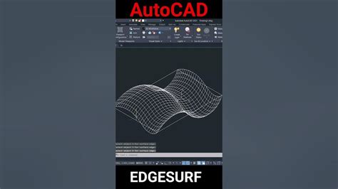 AutoCAD EDGESURF Command - YouTube